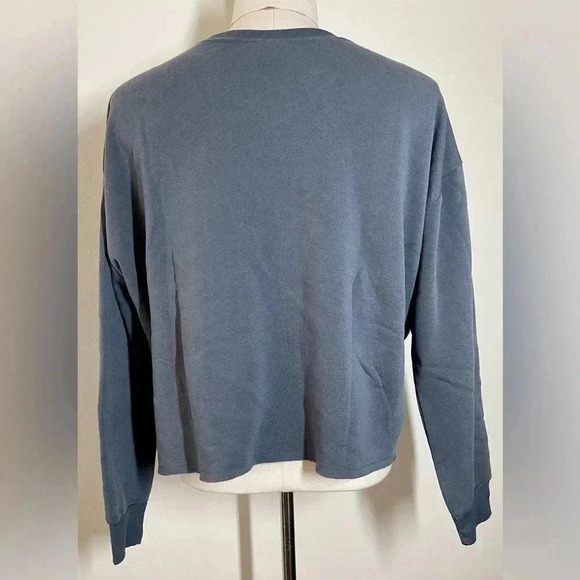 Pink Floyd | Crop Sweatshirt | Grey with Cotton Fleece Interior | Women’s XL - Picture 4 of 5